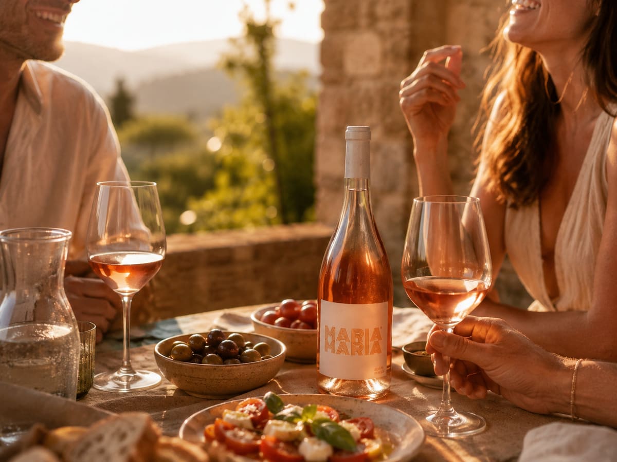 Aperitivo im Abendlicht